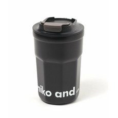 Niko and ... 不鏽鋼保溫杯 400ml, 黑色, 1個