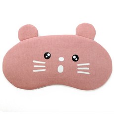 냉온찜질 기능이 있는 아이스팩 아이 마스크 수면용 아이패치 편안함 차광 휴식, Pink