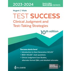 (영문도서) Test Success: Clinical Judgment and Test-Taking Strategies Paperback, F. A. Davis Company, English, 9781719647243