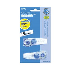 PLUS 수정테이프 리필 WH-605R 2P, 1개, WHITE