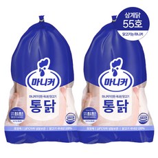마니커 삼계 55호 530g 냉동 삼계탕용 통닭, 2개