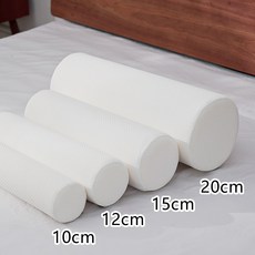 頸椎圓柱枕頭頸專用助睡眠圓柱形頭枕護頸枕助腿枕牽引枕腰枕支撐, 空氣層-白色