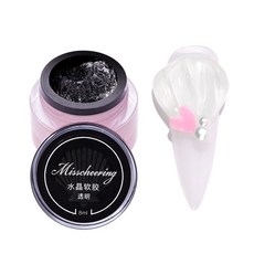 미스치어링 모찌모찌 네일 엠보젤, 클리어, 1개, 8ml