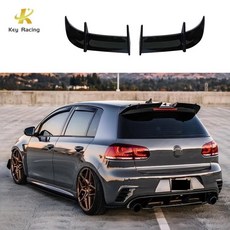 폭스바겐 골프 6 MK6 7 MK7 7.5 GTI R 리어 스포일러 AK 스타일 호환, 골프 7.5 카본 룩