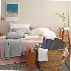 예지나홈 여름이불 60수 아사면 줄누빔 홑겹이불 S kjh*48611lY, 05.줄누빔 이불겸패드 아임 핑크 S