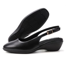 엠프리스 발편한 스틸레토 슬링백힐 여성 샌들 면접 승무원 발볼넒은 푹신한 여자 구두 유니화