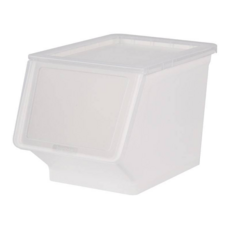 樹德第三代大嘴鳥整理箱直取式收納箱置物箱, 23L白透蓋(MHB-23), 1個