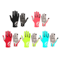 지요 휴대폰 터치 라이딩 긴장갑 양손착용 S02, 빨강