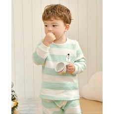 UNIFRIEND 스노우맨 보온 9부내의 상하세트