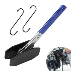 EKUWU 브레이크 캘 압축 도구 행거 2개가 있는 360도 스윙 래칫 패드 싱글 트윈 쿼드 피스톤 자동차 수리 키트용 범용 스프레더(파란색)