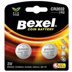 벡셀 코인셀 리튬 건전지 CR2032 2입 3V (CR2032P2), 2개입, 1개