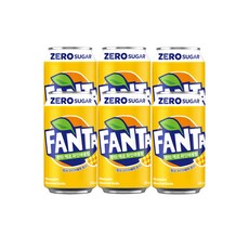 환타 제로 파인애플 350ml 6캔, 6개