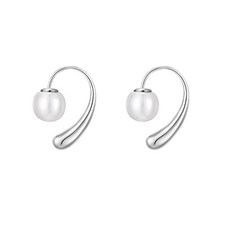 珍珠耳環創意耳環，日韓新潮小眾設計，抗敏耳針耳飾