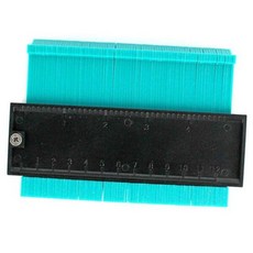 셀프 어 곡선 모양자 형틀 형상 게이지 측정자 12cm, 1개