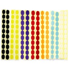 보조개자매 원형 탈부착 테이프 20mm 전시물부착, 보라