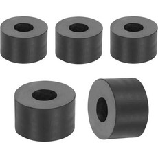 uxcell 5개입 고무 스페이서 외경 25mm(0.98인치) x 내경 10mm(0.39인치) 원형 방진 패드 절연 와셔 부시 두께 15mm(0.59인치) 가전·자동차·선박, uxcell 5개입 고무 스페이서 외경 25mm(0.9