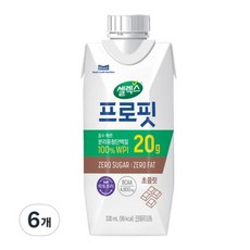 셀렉스 프로핏 초콜릿, 330ml, 18개