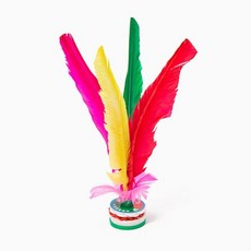 무지개색제기 전통민속놀이 민속놀이 명절 깃털제 986000ea (개), 본상품