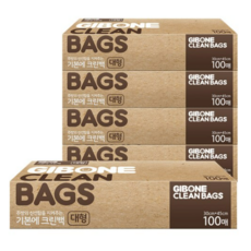 기본에 크린백 대 30cm x 45cm, 대(L), 100개입, 4개