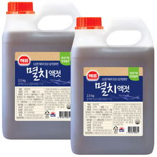 해표 멸치액젓 2.5kg x 총 총 2개