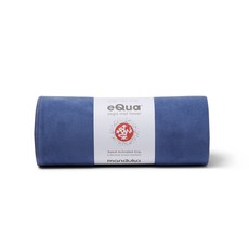 Manduka eQua 瑜珈鋪巾 親膚吸汗止滑 標準尺寸67X182cm 超細纖維運動鋪巾 濕止滑, Moon, 1個