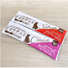 鮭(国産)雞肉国産)獸醫專用低卡路里零食, 50g, 1個, 鮭魚+雞肉各一條