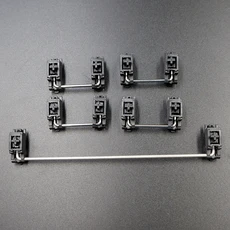 체리 기계식 키보드 용 정의 PCB 위성 축 OEM 플레이트 장착 검정색 6.25u 안정기 수정자, 02 6.25u and 4PCS 2u