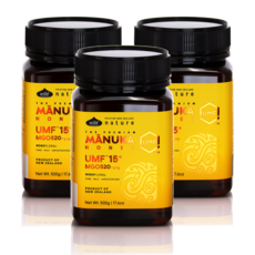 와일드네이처 뉴질랜드 마누카꿀 MGO 520+ UMF 15+ 동일수치, 3개, 500g