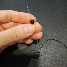 대박수미마켓염주 만들기 구슬 꿰기 DIY 바늘 1P, 1개, 길이 7.6 cm