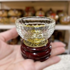 Sweet Heart 精選 琉璃 供水杯 底座 貔貅 龍龜 神獸 奉水杯 泡茶杯, 1個