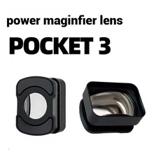 쿠쿠스토어 DJI 오즈모 Pocket 3 돋보기 렌즈 40 ° 광각 필터 유리 2배 줌 자기 디자인 빠른 설치, 02 Magnifier Lens