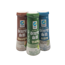 허브맛솔트 3종 세트 와사비 순한맛 마늘&양파, 1세트