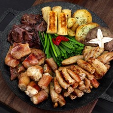 소곱창 모듬구이세트 (소곱창160g+소대창200g+소막창200g+양념염통200g), 760g, 1세트