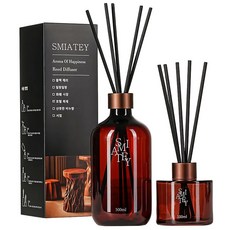 스미어티 디퓨저 대용량 실내 방향제 리필액 선물 세트 집 화장실 방향제 500ml, 호텔목재, 1개