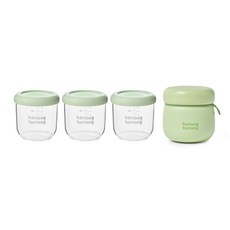 바망바망 이유식용기 전용 보온병 1개 + 이유식용기 3개 세트, 1세트, 민트, 240ml 1세트, 민트, 240ml