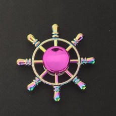 고급 합금 피젯 스피너 성인용 데스크테리어 안티 스트레스 토이 (회전 시간 오래감), 79-컬러 해적