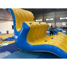 물놀이 에어바운서 곡선보트 시소 쿠션 바이킹 수영장 풀장, W 시소