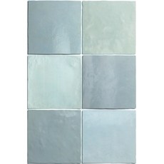 磁磚 Y-萬有引力 6.5X20 Made in Spain, 1個, 湖水綠13.2X13.2