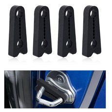 Fukaisu 자동차 도어 충격 흡수 장치 4개 미끄럼 방지 톱니 디자인의 실리콘 슬램 스토퍼 SUV 트럭에 범용 핏 블랙 172098, Fukaisu 자동차 도어 충격 흡수 장치 4개, 미끄