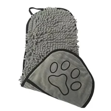 플린트 반려동물 흡수 타월 빠른 건조 부드러운 촉감 고양이 강아지 홈 그루밍용 에 휴대용 접이식 목욕 후 관리 도구