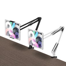 코끼리리빙 탁상용 핸드폰 태블릿 거치대, 화이트, 1개