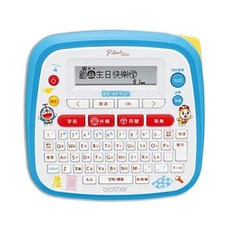 Brother PT-D200DR 哆啦A夢 創意自黏標籤機, 1個, PT-D200DR主機