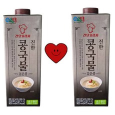 정식품 진한 콩국물 검은콩, 950ml, 2개
