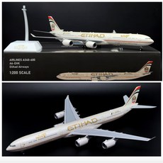 JC 金屬 1:200 阿提哈德航空 A340-600 F1 KJ-A346-155 金屬模型飛機, 1個