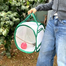 야외 관찰 체험 학습 곤충 채집 채망 접이식 휴대용 뜰채 어린이용 소형