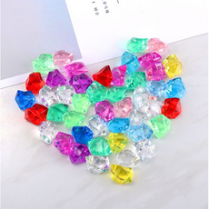 세트 어항꾸미기 수조 어항 플라스틱 인조화분 자갈 돌멩이 30p, 1개, 오렌지30p