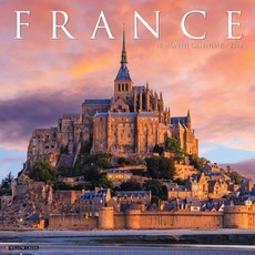 (英文圖書)France 2026 12 X 12 Wall Calendar Spiral, Willow Creek Press Calendars, 英文, 螺旋裝訂