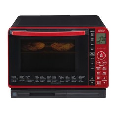 HITACHI 日立 22L 過熱水蒸氣烘烤微波爐 MRO-VS700T 晶鑽紅