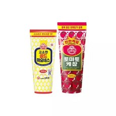 오뚜기오뚜기 토마토 케찹 500g + 골드 마요네즈 500g, 1세트