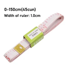 100cm 60 인치신체 측정 눈금자 맞춤형 바느질 테이프 재봉틀 소프트 색상 무작위, 03 1.0x150cm red, 1개